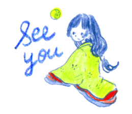 a colored pencil! fairy tale sticker #5690785