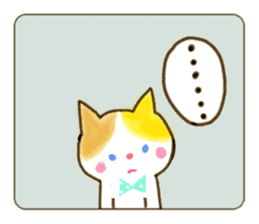 Daily life of a ribbon cat sticker #5691021
