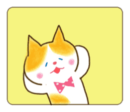 Daily life of a ribbon cat sticker #5691025