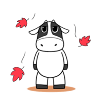 Animal in Hokkaido:Cow sticker #5691116