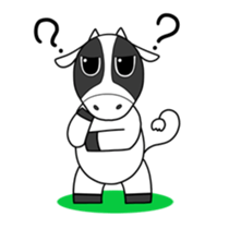 Animal in Hokkaido:Cow sticker #5691122