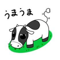 Animal in Hokkaido:Cow sticker #5691123