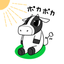Animal in Hokkaido:Cow sticker #5691126