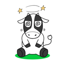 Animal in Hokkaido:Cow sticker #5691133