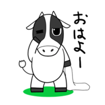 Animal in Hokkaido:Cow sticker #5691144