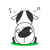 Animal in Hokkaido:Cow sticker #5691153