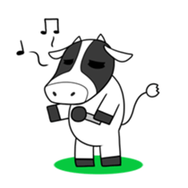 Animal in Hokkaido:Cow sticker #5691154