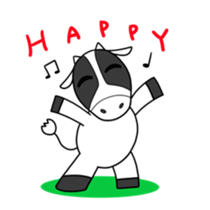 Animal in Hokkaido:Cow sticker #5691155