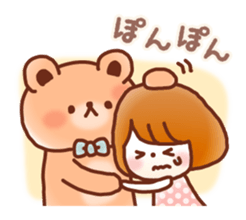 Fluffy!Girl&Bear sticker #5691822