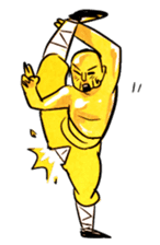 Expressive Kungfu Brass Men sticker #5692040