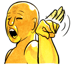 Expressive Kungfu Brass Men sticker #5692063
