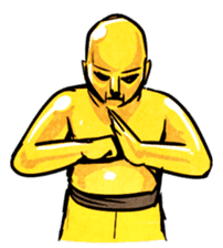 Expressive Kungfu Brass Men sticker #5692068