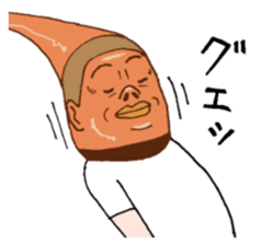 strong man sticker #5692096