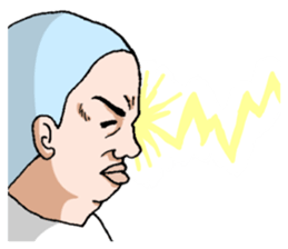 strong man sticker #5692100