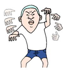 strong man sticker #5692113