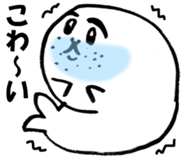 kawaii cute seal sticker #5692172