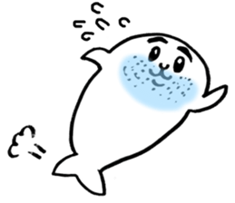 kawaii cute seal sticker #5692180