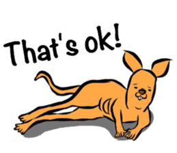 REAL Kangaroo Sticker (English) sticker #5693339