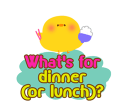 Dinner party (English) sticker #5693650