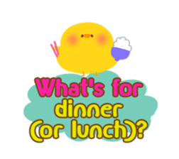 Dinner party (English) sticker #5693650