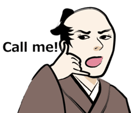 Funny Samurai Sticker  ver.english sticker #5693803