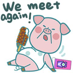 Piggy the 3 Big Pigs (English Sticker)2