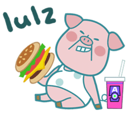 Piggy the 3 Big Pigs (English Sticker)2 sticker #5694159