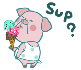 Piggy the 3 Big Pigs (English Sticker)2 sticker #5694160