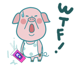 Piggy the 3 Big Pigs (English Sticker)2 sticker #5694164