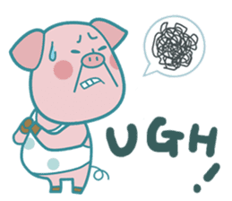 Piggy the 3 Big Pigs (English Sticker)2 sticker #5694165