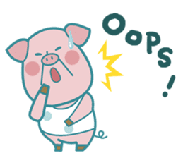 Piggy the 3 Big Pigs (English Sticker)2 sticker #5694166