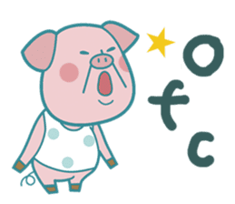 Piggy the 3 Big Pigs (English Sticker)2 sticker #5694170