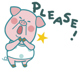 Piggy the 3 Big Pigs (English Sticker)2 sticker #5694171