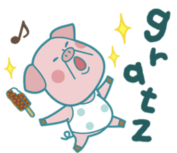 Piggy the 3 Big Pigs (English Sticker)2 sticker #5694174