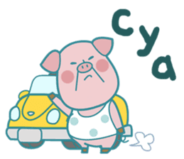 Piggy the 3 Big Pigs (English Sticker)2 sticker #5694177