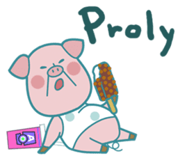 Piggy the 3 Big Pigs (English Sticker)2 sticker #5694185