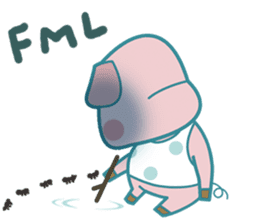 Piggy the 3 Big Pigs (English Sticker)2 sticker #5694189