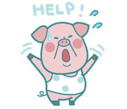 Piggy the 3 Big Pigs (English Sticker)2 sticker #5694194