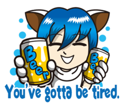 Doggy girl (English ver.) sticker #5694323