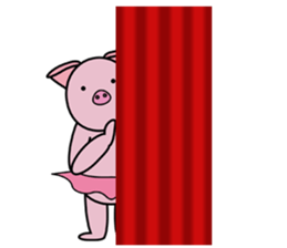 tutu piglet sticker #5694357
