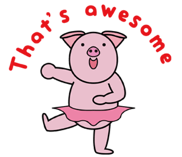 tutu piglet sticker #5694359