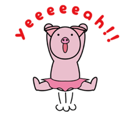 tutu piglet sticker #5694362