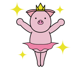 tutu piglet sticker #5694373