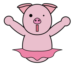 tutu piglet sticker #5694377