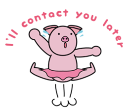 tutu piglet sticker #5694383