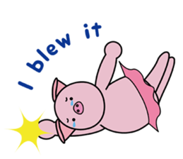 tutu piglet sticker #5694384