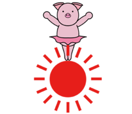 tutu piglet sticker #5694392