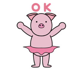 tutu piglet sticker #5694394