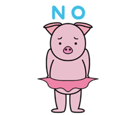 tutu piglet sticker #5694395