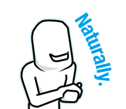 An honest man sticker #5694488